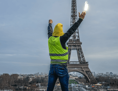 Lakkoilua ja keltaliivejä Pariisissa