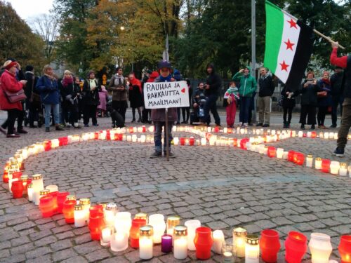 Syyrian sodalle vaadittiin loppua Helsingissä