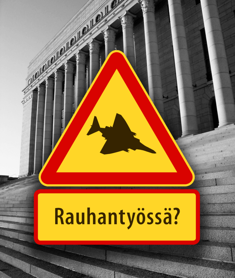 Hallitus ei kunnioita eduskunnan kantaa rauhantyön rahoituksesta