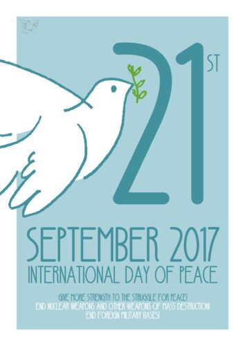 Rauhanpäivä 21.9. - yhdessä rauhan puolesta