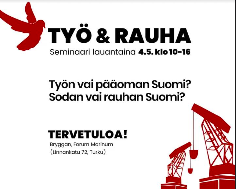 Seminaaritapahtuma: Työ & rauha • Turku