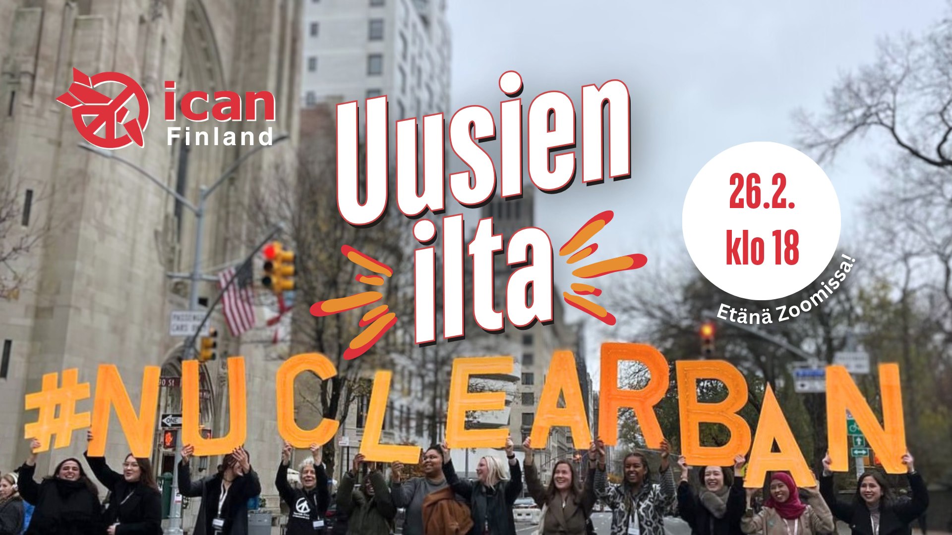 ICAN Finland uusien ilta • online