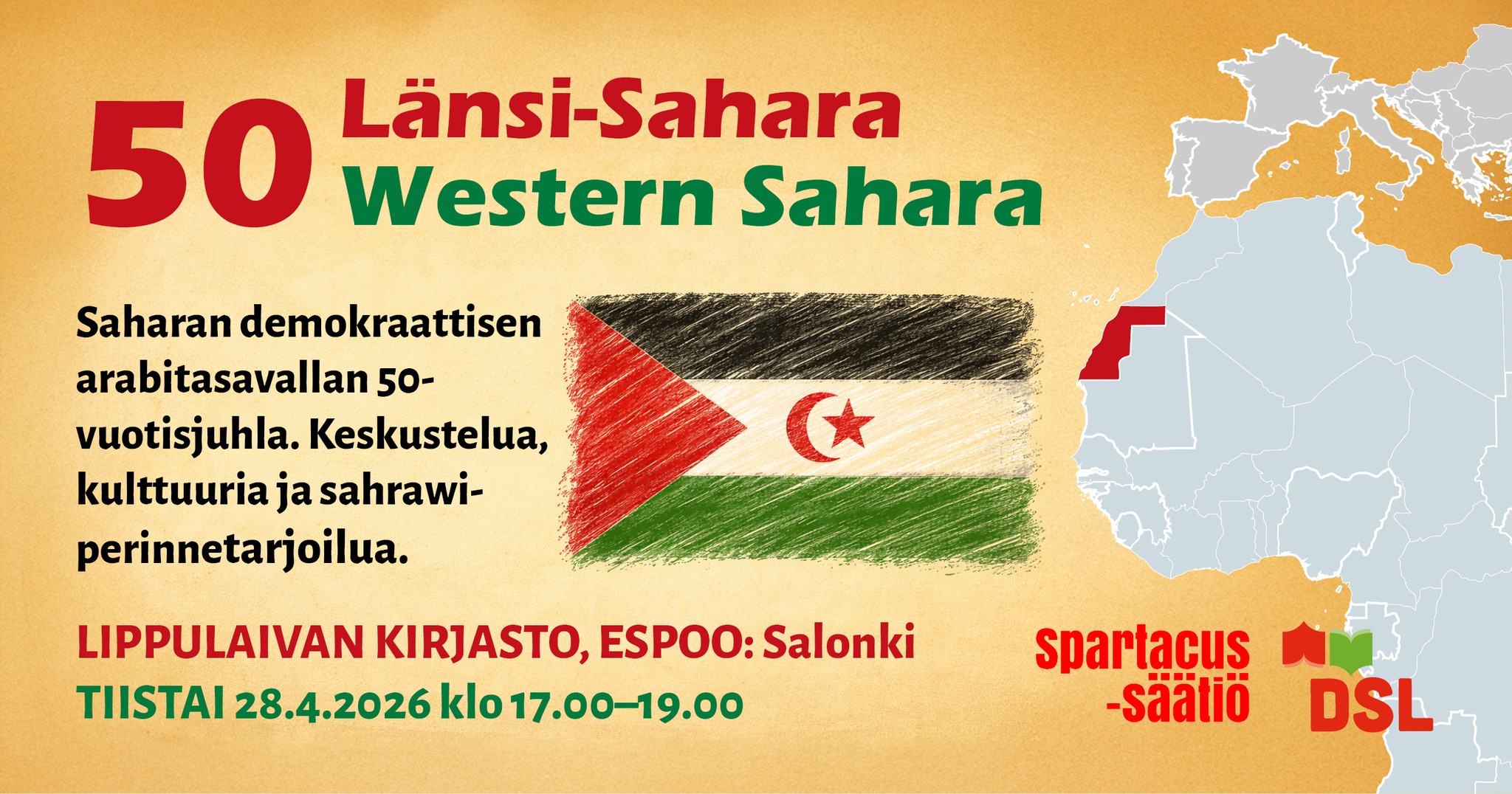 Länsi-Saharan 50-vuotisjuhla • Espoo